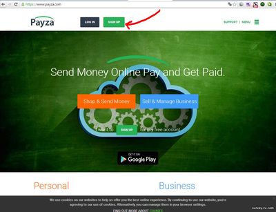 Payza.com Sign Up